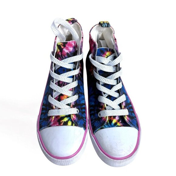 The Children’s Place Kids High Top Sneakers Size 3 – Tie Dye - Picture 2 of 7